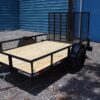 2025 6×10 Utility Trailer – 3K Single Axle, Wood Deck, Rear Gate