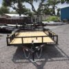 2025 triple crown 6x14 tandem axle utility trailer 55k gvwr