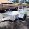 2026 aluma 45x8 utility trailer solid side kit single axle