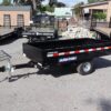 4.5 x 8ft Utility Dump Trailer with a Hydraulic Pump
