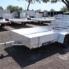 5x10 aluminum utility trailer with 12 solid sides