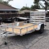 6 x 12 aluminum tube top utility trailer 3k idler