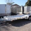 6x18 aluminum utility trailer with rear stabilizer jacks