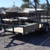 7x14 tube top atv trailer with board retainers
