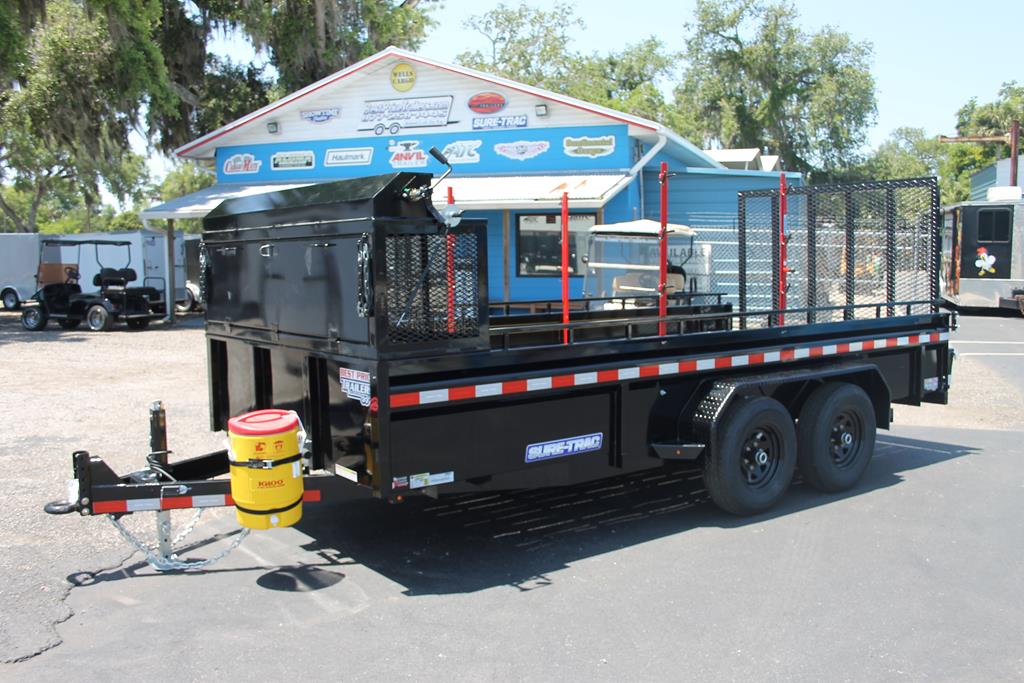 7×16 Steel High Side by Sure Trac Trailers