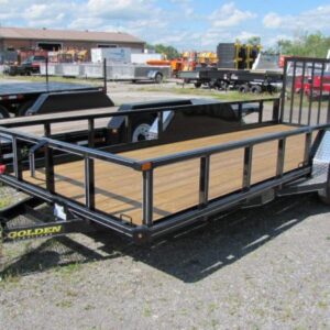 Alternative view of 2022 Cornpro 18′ Landscape Trailer