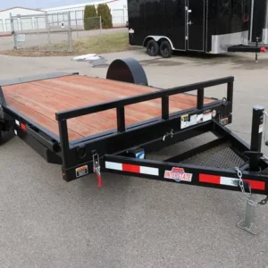 7 X 16 Full Bed Single Axle Tilt 7K Trailer
