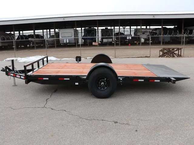 7 X 16 Full Bed Single Axle Tilt 7K Trailer - Image 4