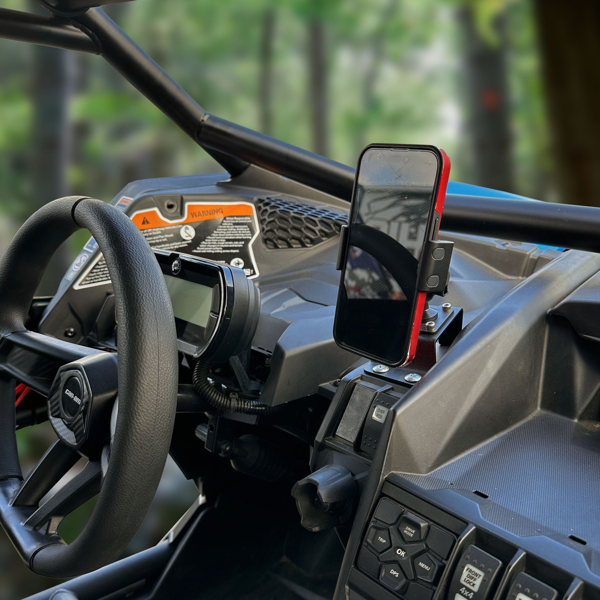 Can-Am X3 Phone Dash Mount – Driver - Image 2