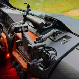 Alternative view of TF230909 & TF230910 | Polaris Ranger 1500 XD Tablet Dash Mount