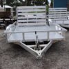 sold 2025 7x12 aluminum tube top utility trailer 7k tandem axle